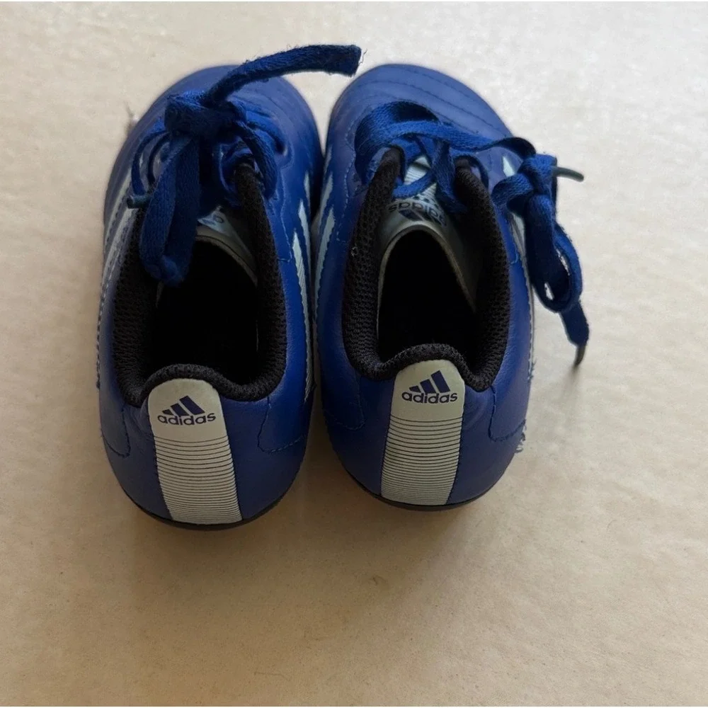 Adidas Goletto VIII FG Kids Soccer‎ Cleats Blue White GW0110 Size 12K